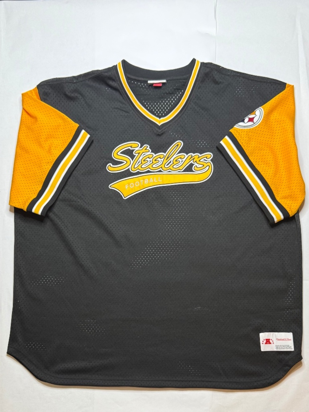 Mitchell & Ness NFL Pittsburgh Steelers V-Neck Jersey 4XL
